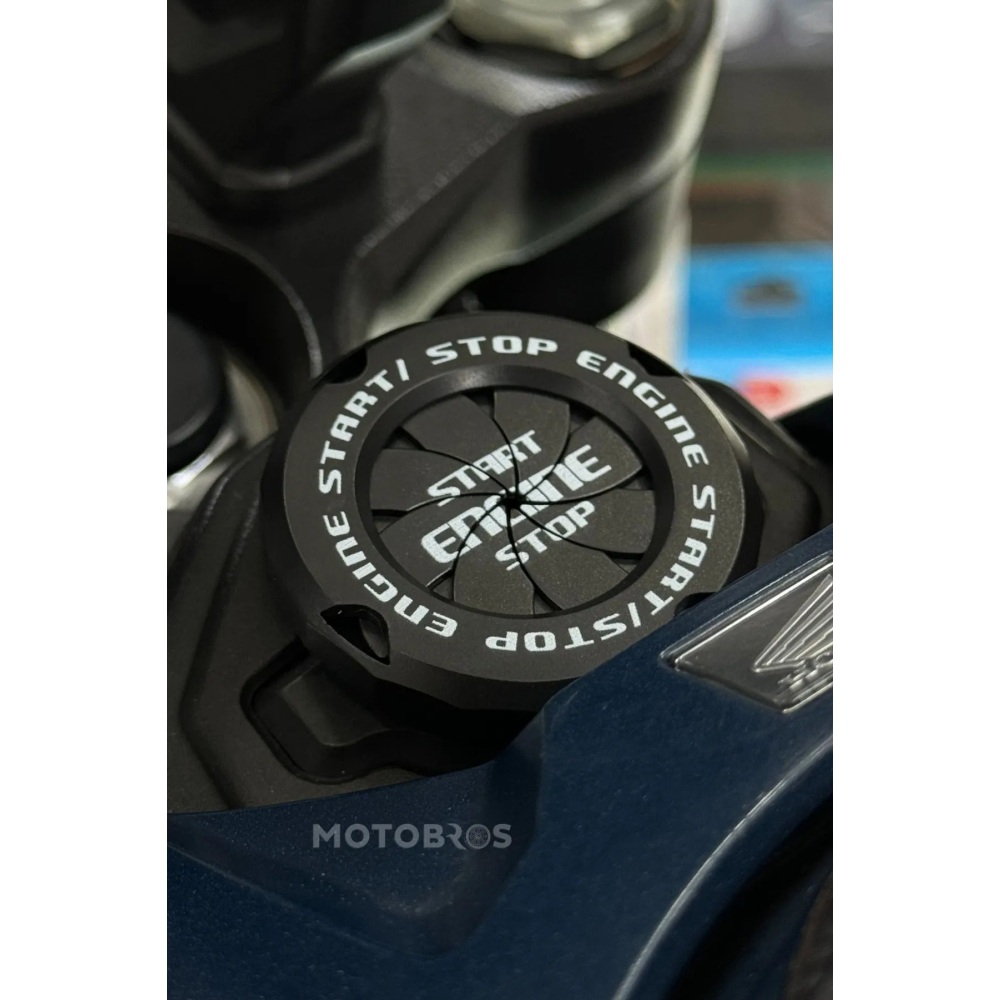 MOTOSİKLET SİYAH KONTAK KORUYUCU AKSESUAR DEKORATİF DÖNEN KAPAK