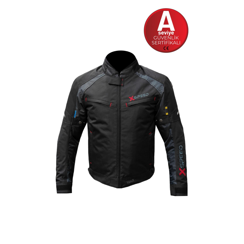 War 4 Mevsimlik Korumalı Motosiklet Montu Yeni Sezon