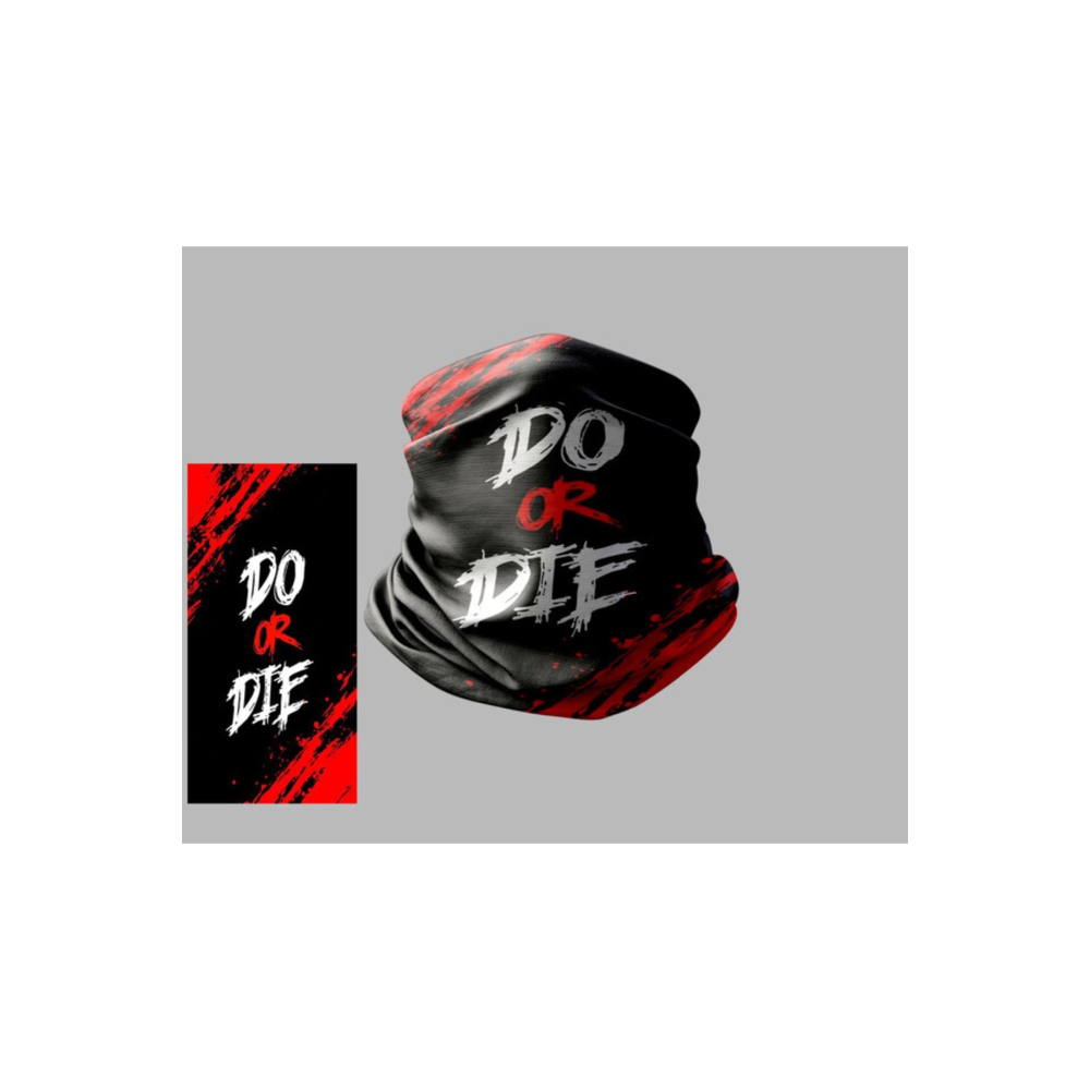 Yazı Tasarımlı Motorcu Buff Maske Outdoor Boyunluk Unisex Bandana