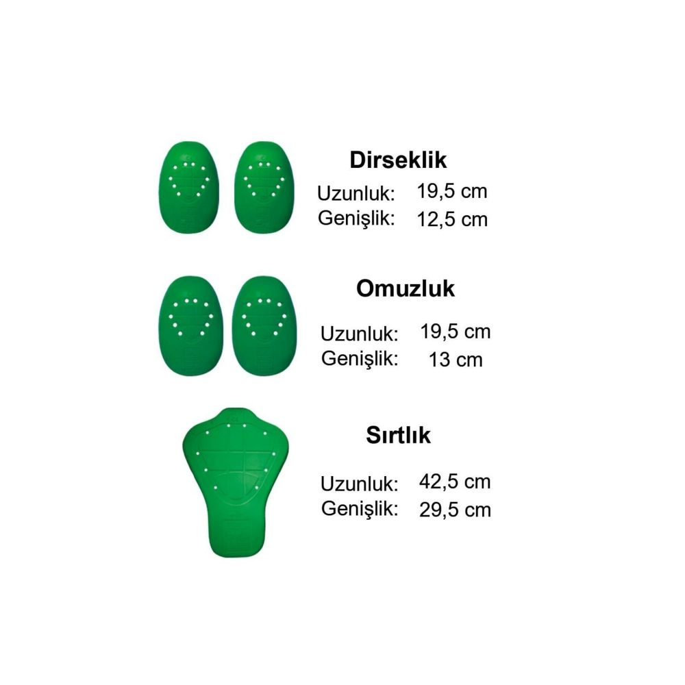 Motorsiklet Vücut Koruma Seti, Üst Kısım Için Koruma Set, Darbe Emici, Lvl-1 Set