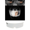 Film Yağmur Buğ Engelleyici Su Kaydırıcı Cam Pro Tüm Kasklara Uyumlu Motorsiklet Kask Ön Cam Sticker