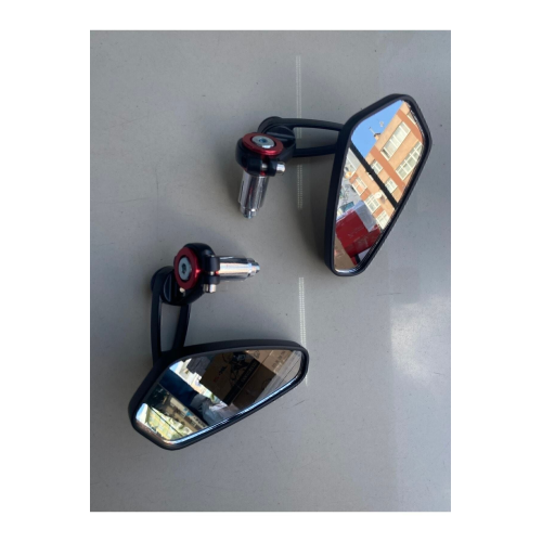 Moto Aura -motosiklet Gidon Aynası Kırmızı