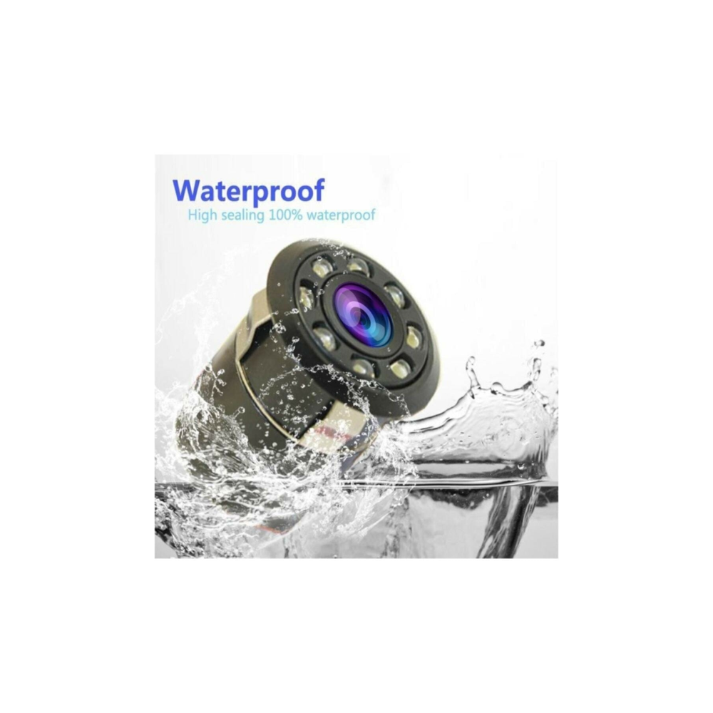 Araba Geri Görüş Kamerası 8 Ir Ledli Gece Görüşlü Çift Aparatlı Mesafe Çizgili