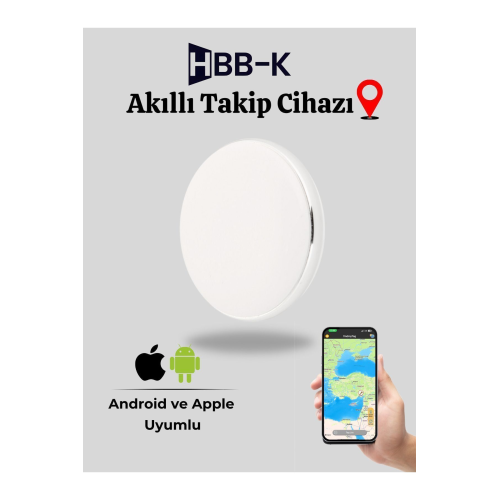 Tag Beyaz Ios & Android Uyumlu Airtag Akıllı Gps Takip Cihazı