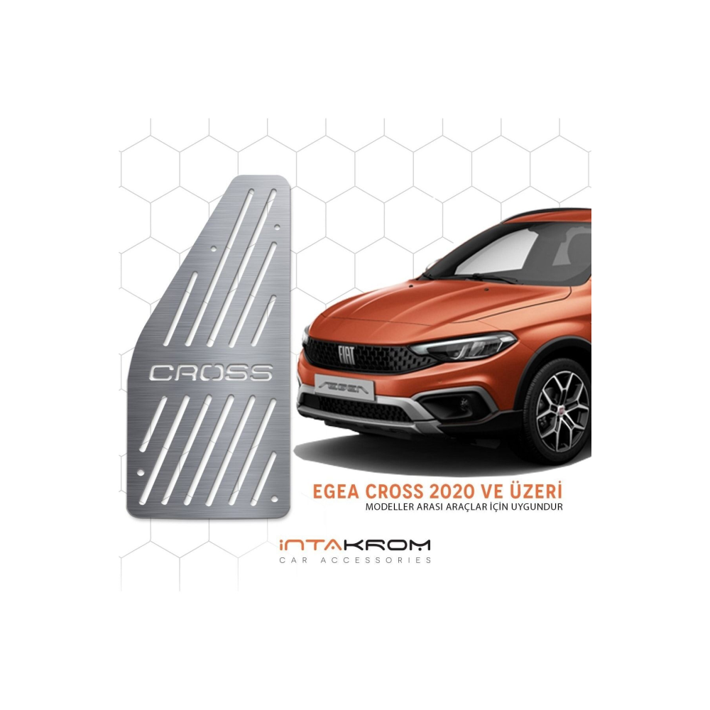Fiat Egea Cross Krom Ayak Dinlendirme Pedalı - 2020 Ve Üzeri