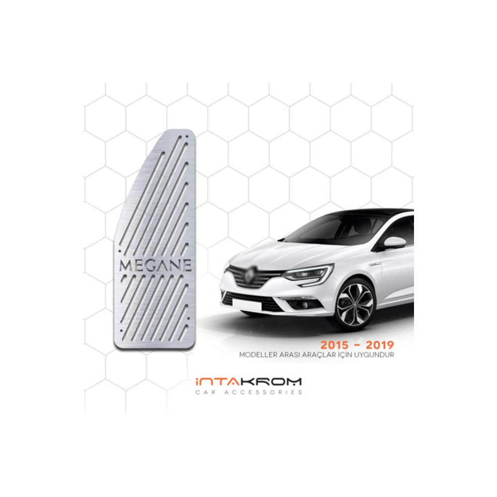 Renault Megane 4 Krom Ayak Dinlendirme Pedalı - 2015 - 2019