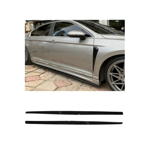 Mercedes W204 2006-2014 F30 Düz Model Yan Marşpiyel Eki 4 Parça Piona Black