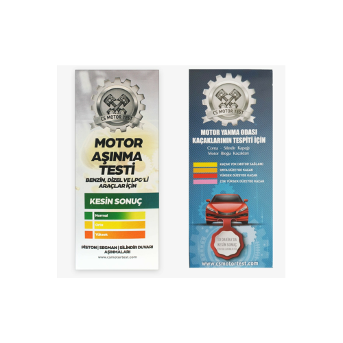 Cs Motor Aşınma Ve Conta Kaçak Testi- Avantajlı 2'li Paket