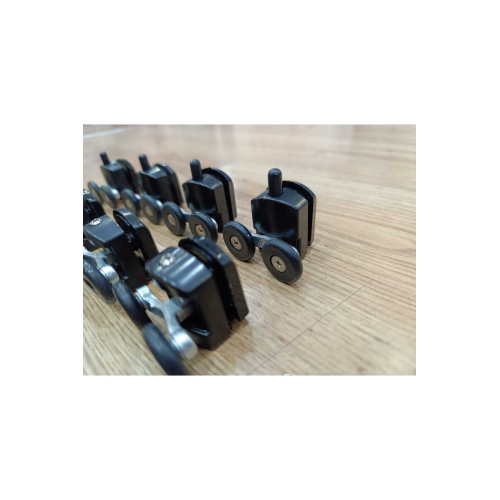 Duşakabin Tekeri Siyah Renkli 8'li Takım