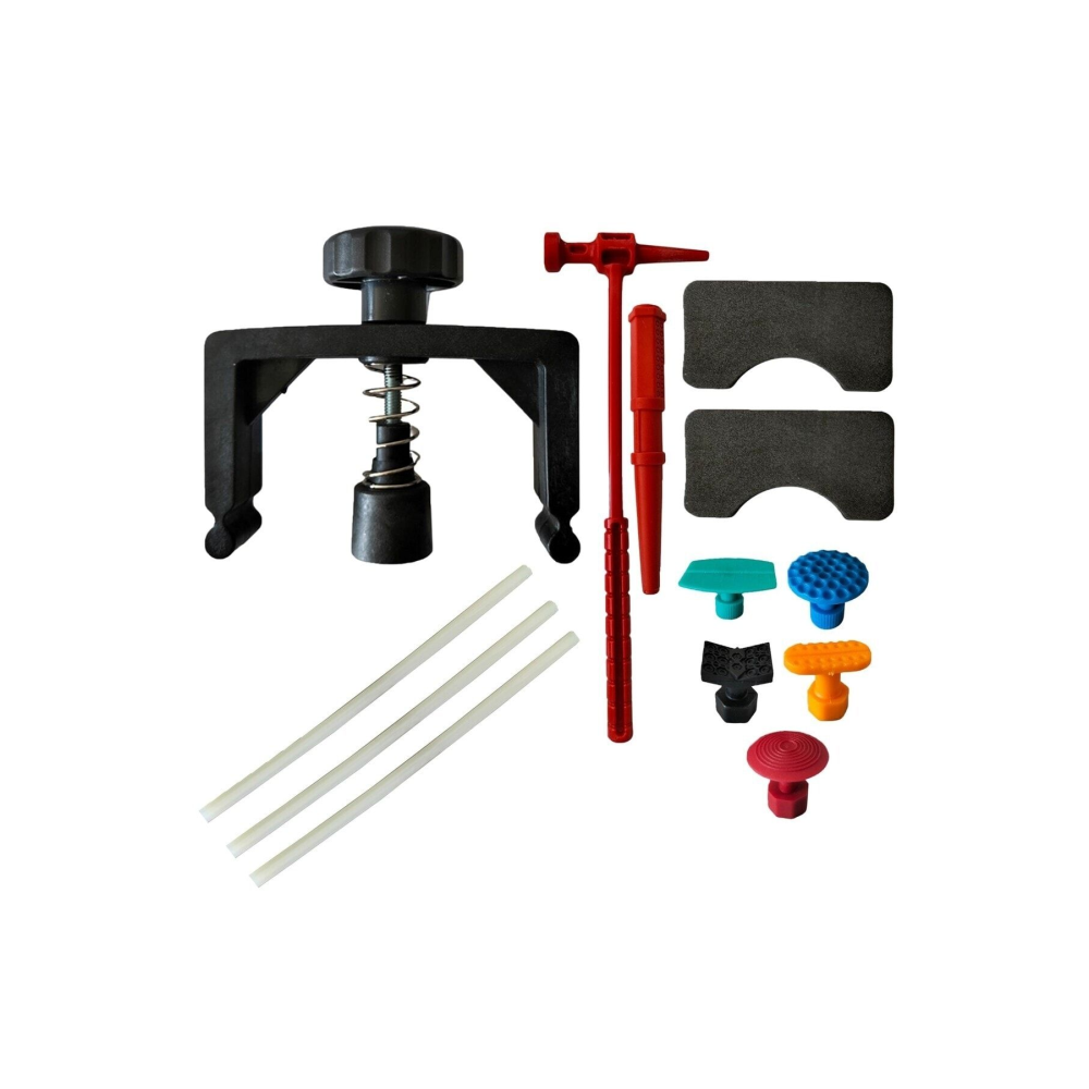 Pdr Ayarli Boyasiz Göçük Düzeltme Seti 11 Parça 3 Silikon+Çekiç