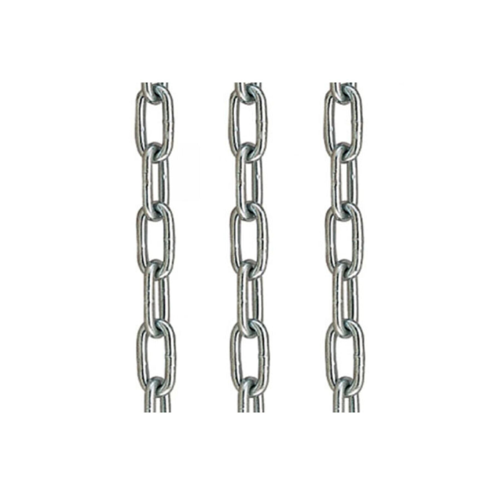 Galveniz Kaplamalı Çelik Zincir 4mm Kalınlık 1m Uzunluk