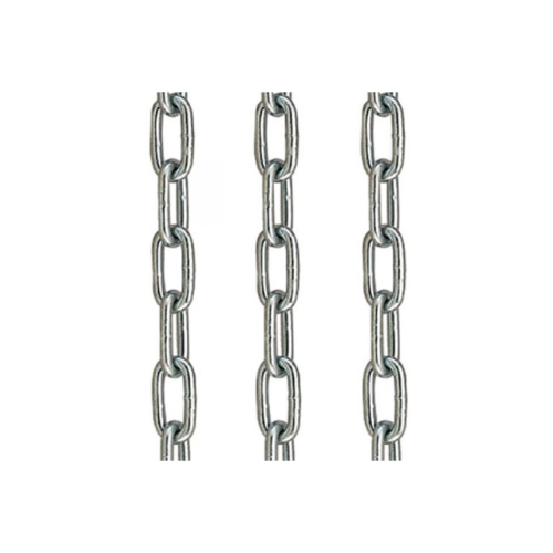 Galveniz Kaplamalı Çelik Zincir 4mm Kalınlık 1m Uzunluk