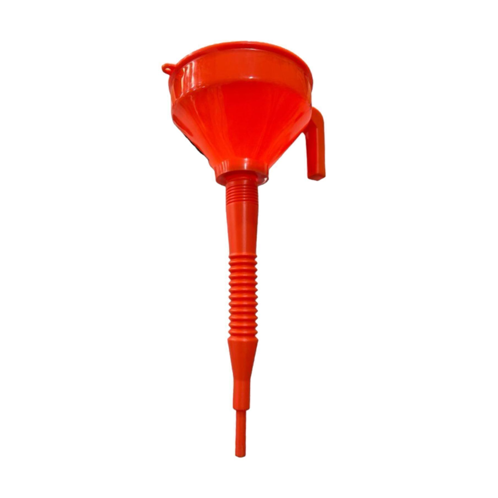 HUNİ ÇELİK SÜZGEÇLİ SPİRALLİ KÖRÜKLÜ PLASTİK HUNİ YAĞ BENZİN HUNİSİ BMX-3068 160LIK