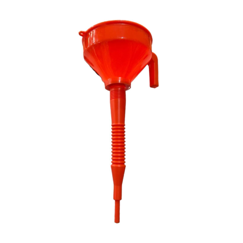 HUNİ ÇELİK SÜZGEÇLİ SPİRALLİ KÖRÜKLÜ PLASTİK HUNİ YAĞ BENZİN HUNİSİ BMX-3068 160LIK