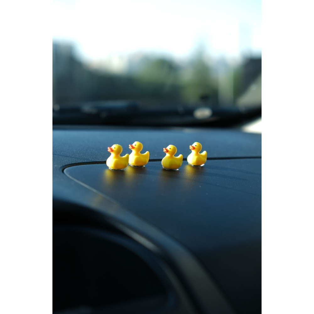 4'lü Mini Ördek Set Dikiz Aynası Süsü Araba Süsü Hediyelik Eşya