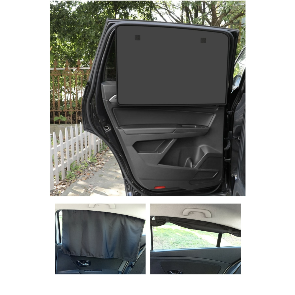 2 Adet Oto Güneşlik Perde Araç Yan Cam Güneşlik Araba Güneşlik Perdesi Anne Bebek Emzirme Perdesi