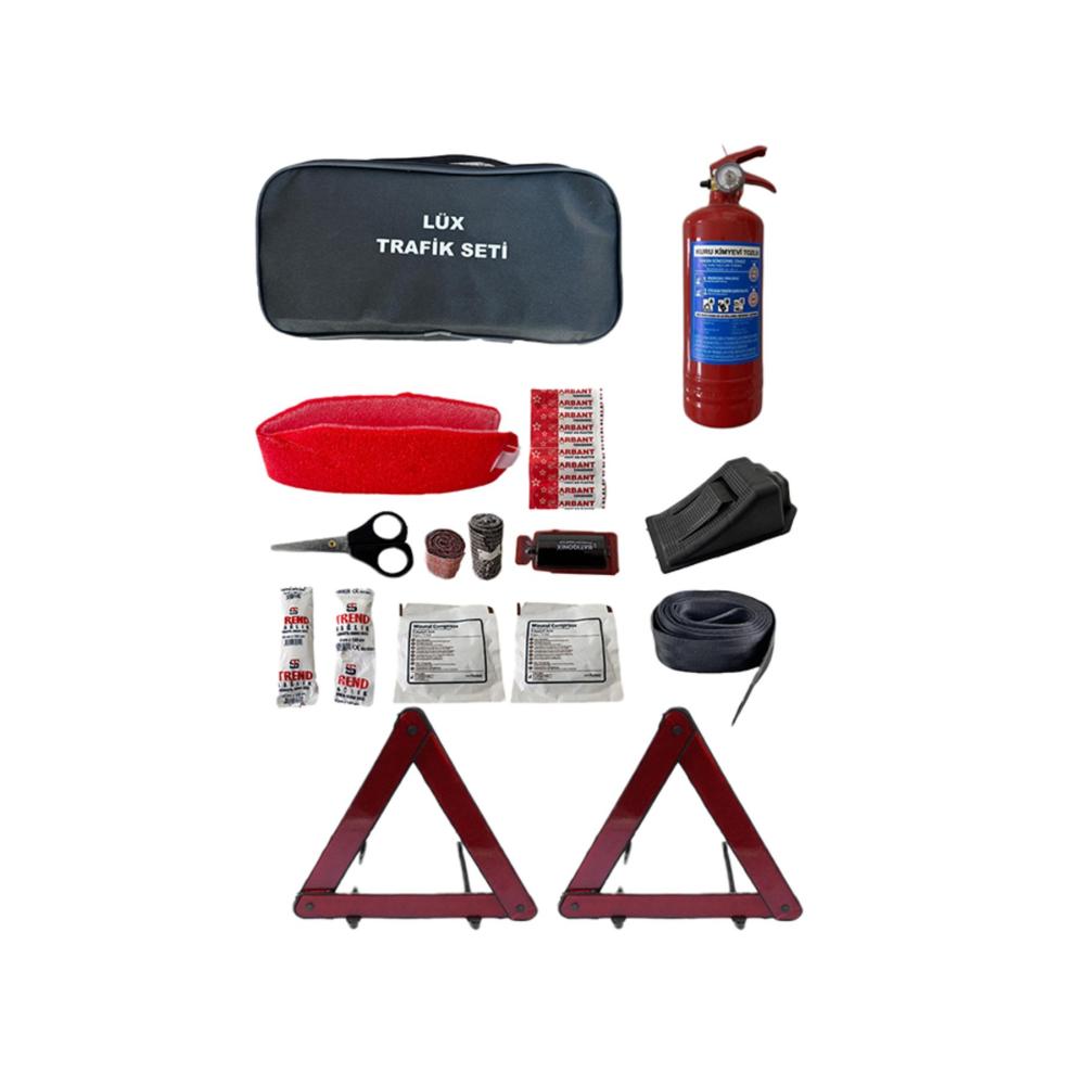 Tüvtürk Uyumlu Çantalı Trafik Seti