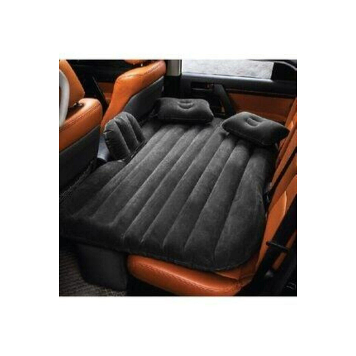 J197 Siyah Şişme Araba Koltuğu Yatağı 8030