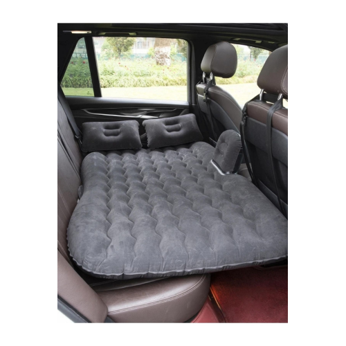 Siyah Araç Içi Şişme Yatak- Iki Hava Yastıklı, Araba Seyahat Ve Kamp Suv Ve Binek Araçlara Uygun