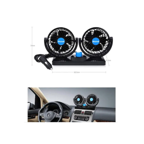 Araç Içi 360 Derece Dönebilen Mükemmel Soğutucu Vantilatör 24v Kademeli Güç Özelliği