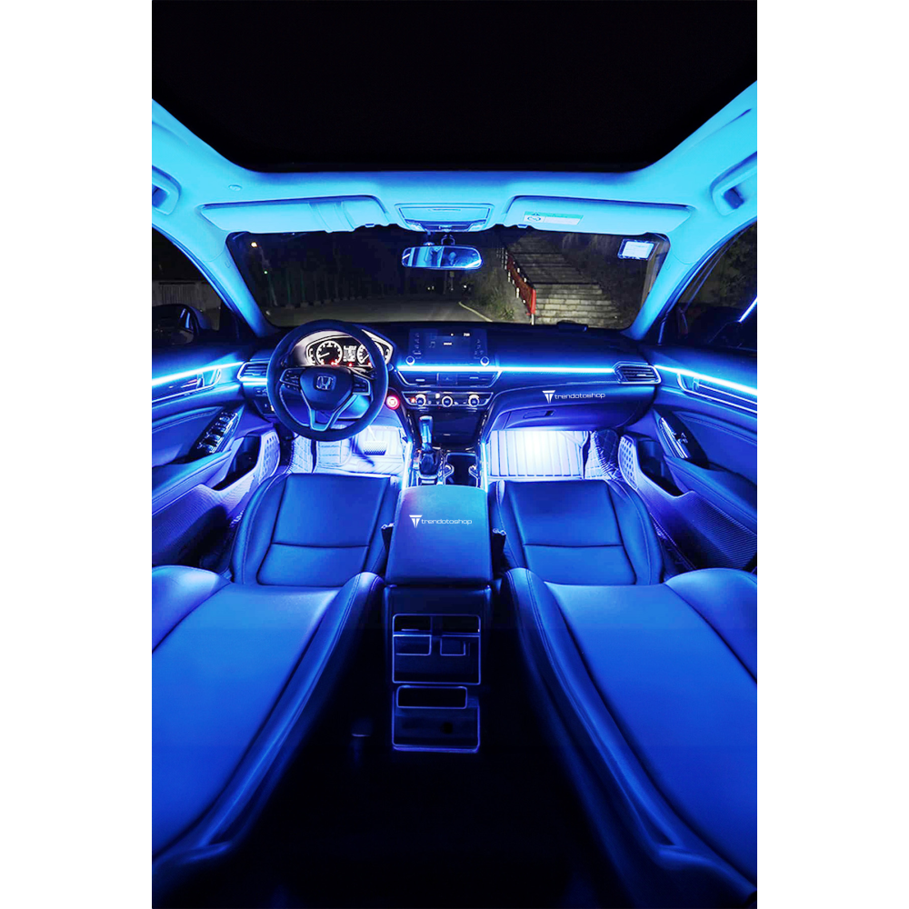 Araç Içi Neon Ledi Ip Led Torpido Ledi 2 Metre Neon Led Mavi
