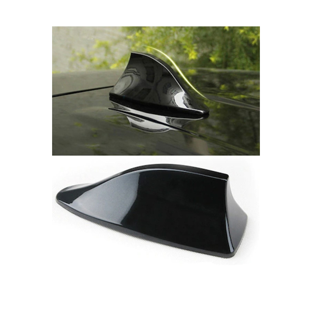 Shark Köpekbalığı Balina Anten Araba Tavan Anteni Yapışkanlı Anten Üstü Devresiz Süs Anteni Siyah