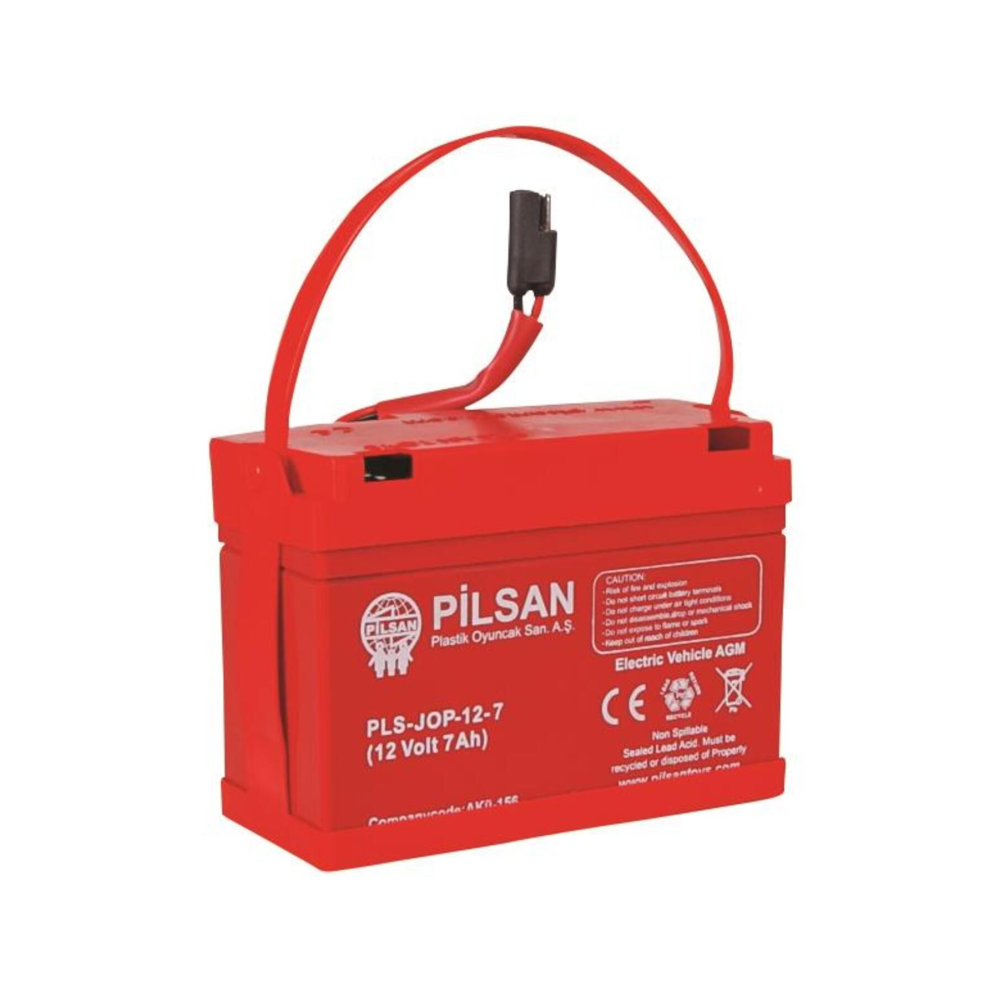 Pilsan 12 Volt 7 Amper Akülü Araba Aküsü 12 V 7 A Pilsan Akü