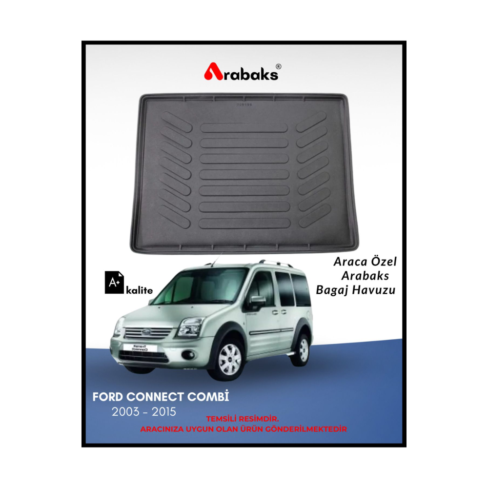 Ford Connect Combi 2003-2015 Bagaj Havuzu Uyumlu