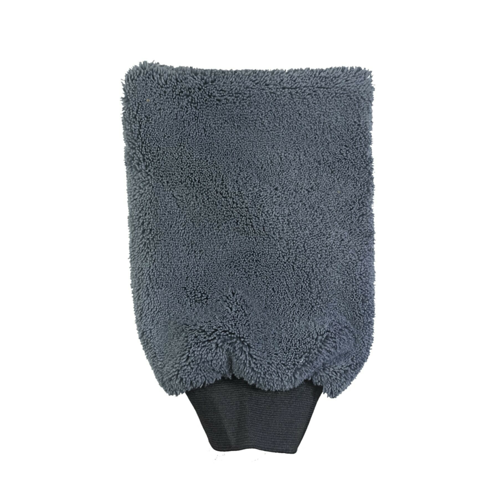 Oto & Ev Yıkama Ve Cila Eldiveni - Siyah Mikrofiber