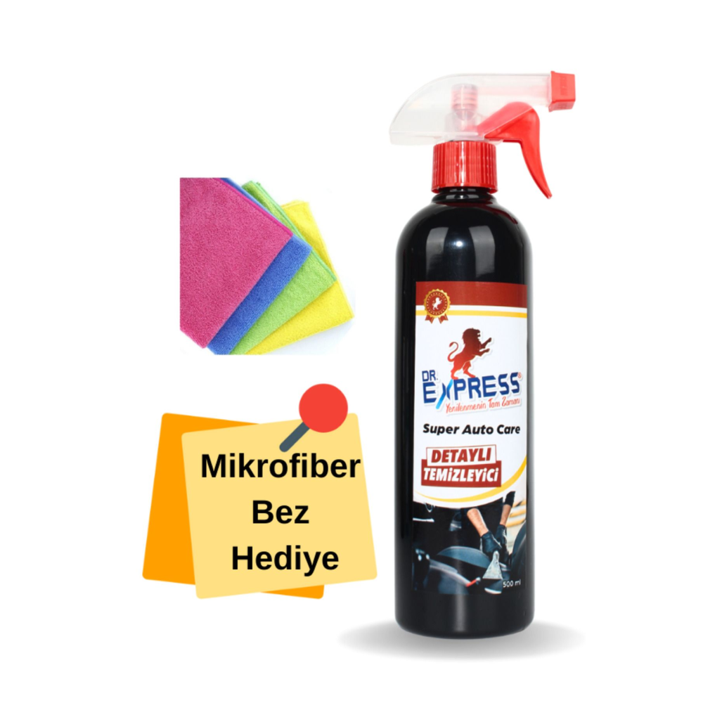 Detaylı Temizleyici Döşeme Temizleyici Güçlü Leke Çıkarıcı Araba Oto Koltuk Temizleyici 500 ml