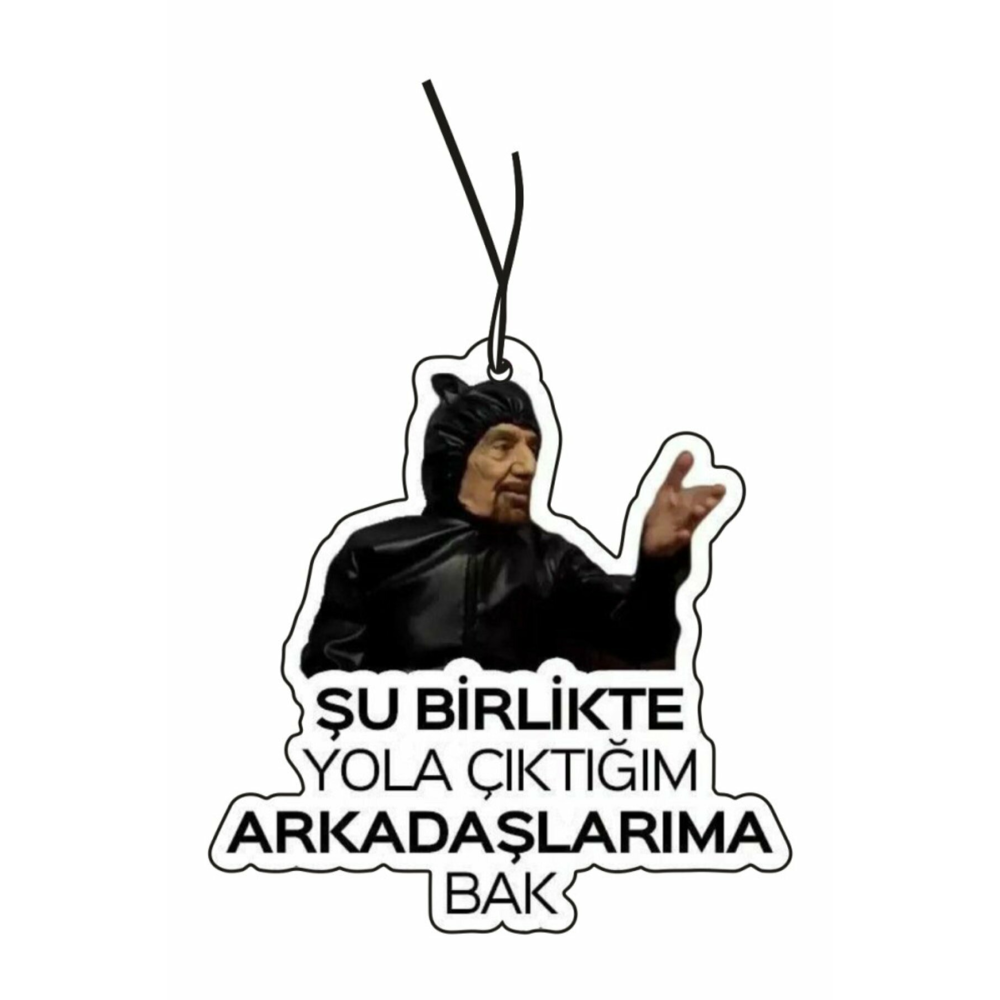 Kolpaçino Sabri Abi Tasarımlı Dekoratif Oto Kokusu Ve Aksesuarı