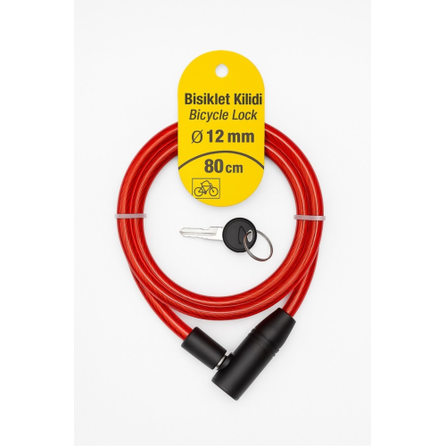 12x80 Bisiklet Halat Kilit