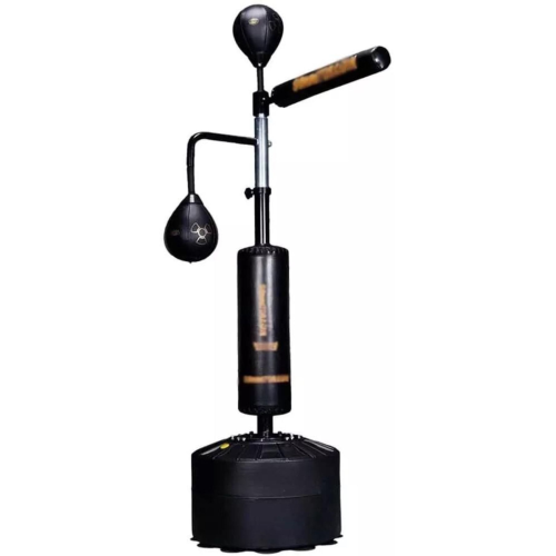 Boks Hedef Rotasyon Hız Topu Boks Kapsamlı Döner Çubuk Hedefi 1.60 Cm -200 Cm Yükseklik Siyah