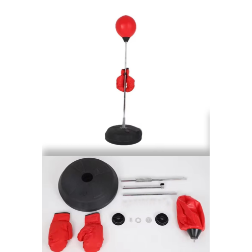 Profesyonel Boyu Ayarlanabilir Puching Ball Boks Standı Boks Kondisyon Aleti Eldiven Hediyeli