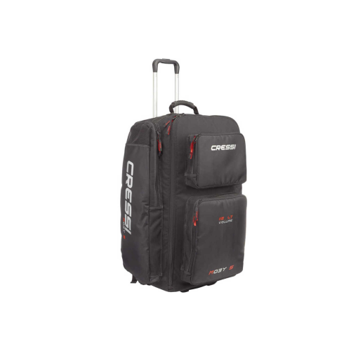 Moby 5 Tekerlekli Dalış Çantası Black / Red
