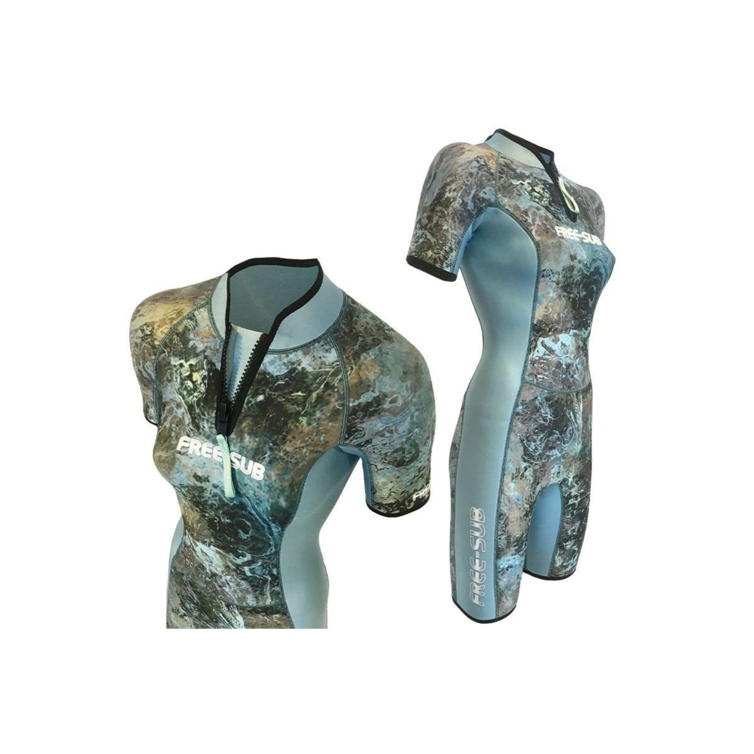 2mm Dreams Garden Kadın Shorty (KISA) Sörf, Scuba Tüplü Dalış Elbisesi Wetsuit