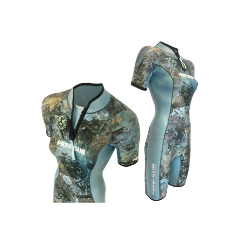 2mm Dreams Garden Kadın Shorty (KISA) Sörf, Scuba Tüplü Dalış Elbisesi Wetsuit