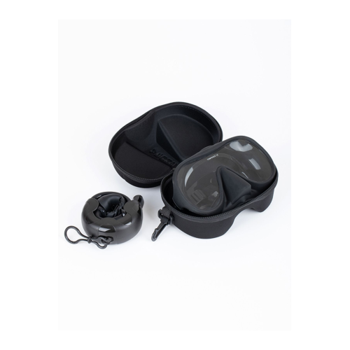 DALIŞ MASKE VE ŞNORKEL SETİ SİLİKON SİYAH QS16