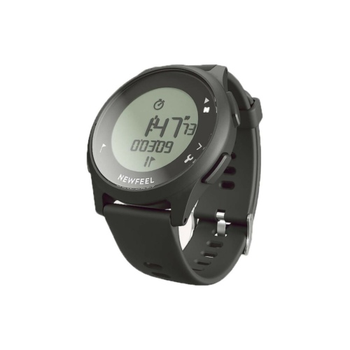 Siyah Kronometreli Koşu Spor Saati 50mt Su Sızdırmazlık