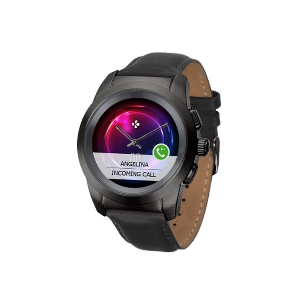 Zetime Hibrid Saat Regular Siyah Deri