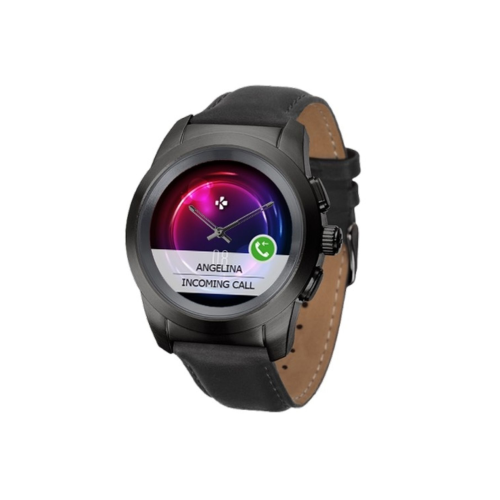 Zetime Hibrid Saat Regular Siyah Deri