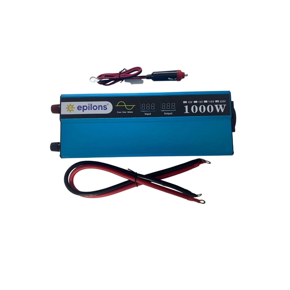 12v 1000w Tam Sinus Inverter (220V ÇEVİRİCİ) - Taşınabilir Güç Kaynağı