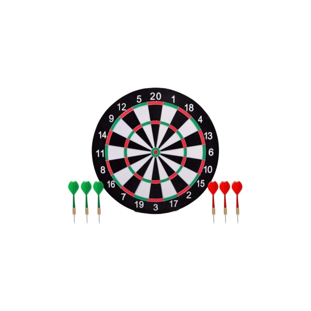Büyük Boy Dart Seti 17'' Dart Hedef Tatası 6 Oklu