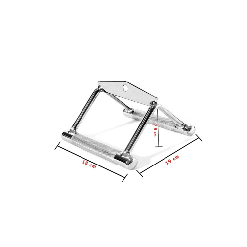 Rowing Bar Mideye Çekiş Aparatı Geniş Krom