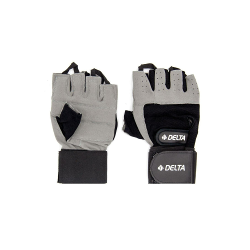 Bilek Bandajlı Gri Ağırlık Body Fitness Eldiveni