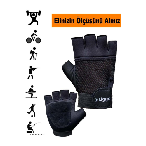 Hyper Bilek Cırtlı Ağırlık Eldiveni Fitness Eldiveni Bisiklet Eldiveni Sporcu Eldiveni