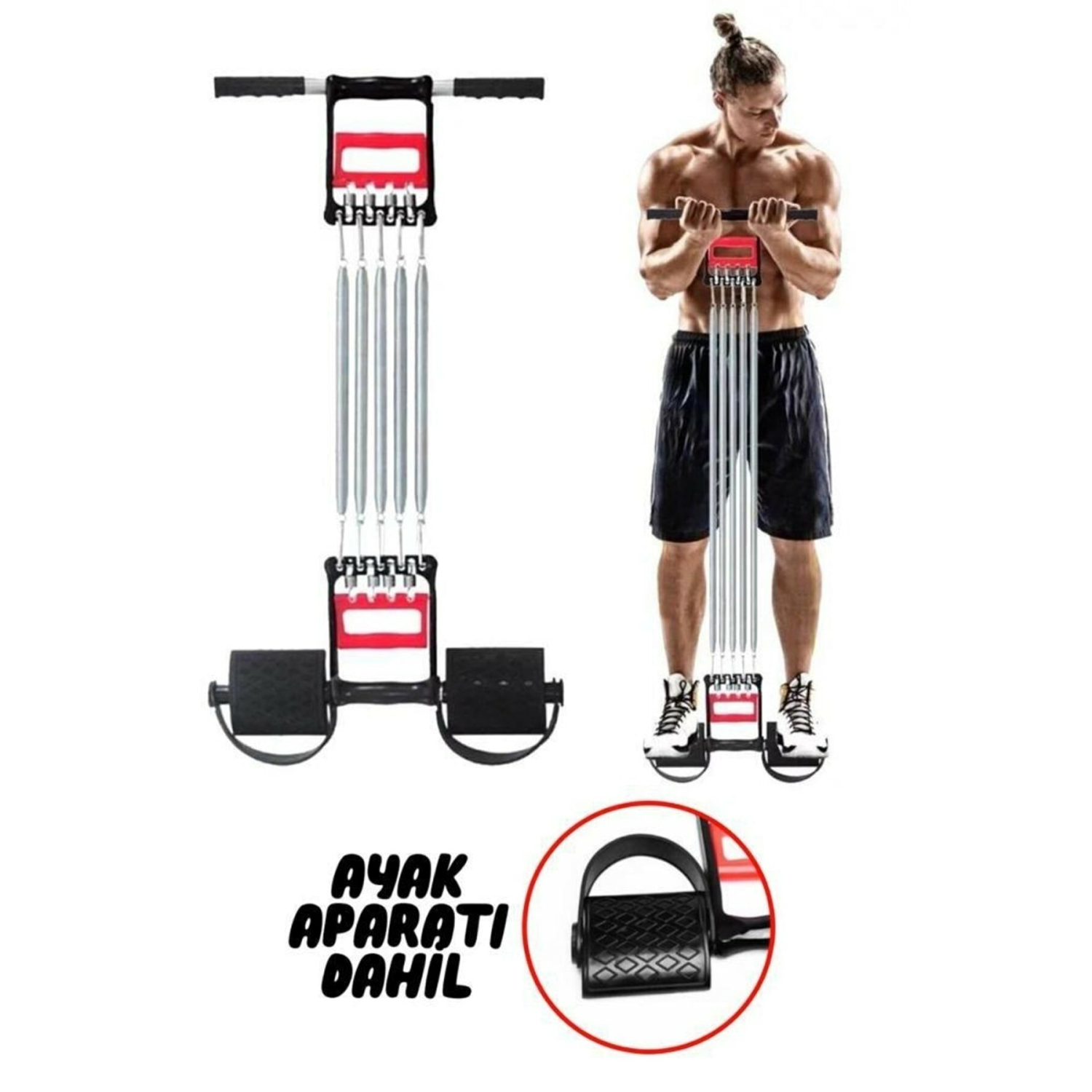 El Ayak Göğüs Yayı Çelik Yay Spor Aleti