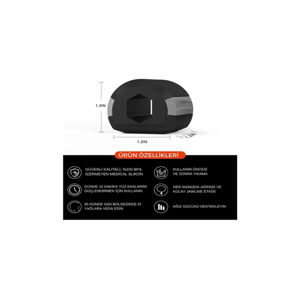 Jawline Çene Egzersiz Topu- Zor Seviye (YENİ)