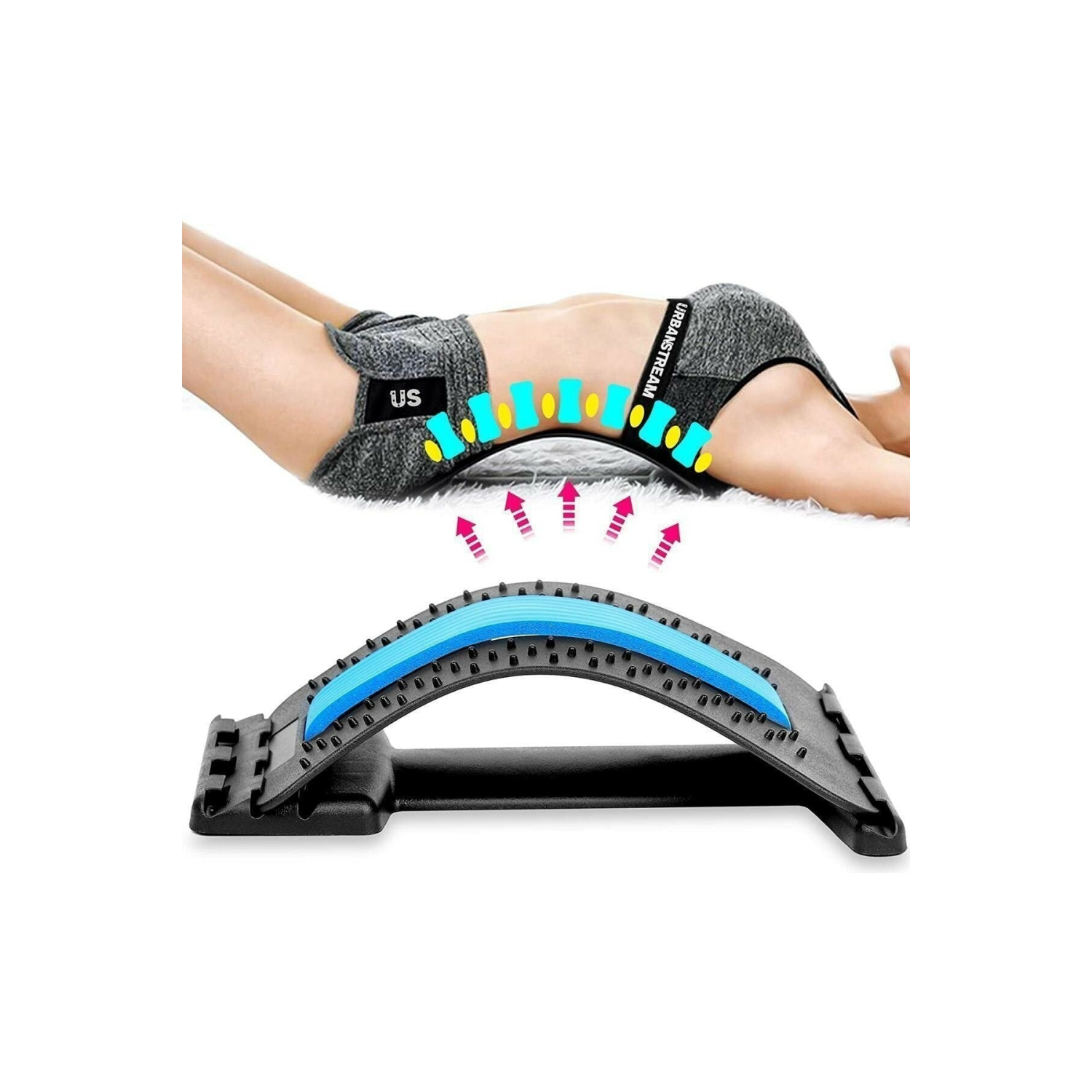 Sihirli Bel Destek Spor Aleti 3 Kademeli Omurga Düzleştirici