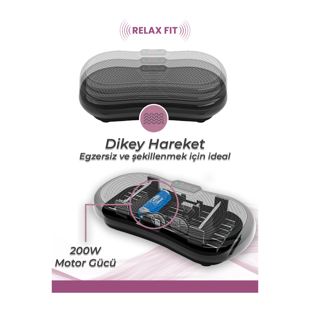 Slim 2d Vibration Plate Titreşimli Spor Egzersiz Fitness Aleti Cihazı